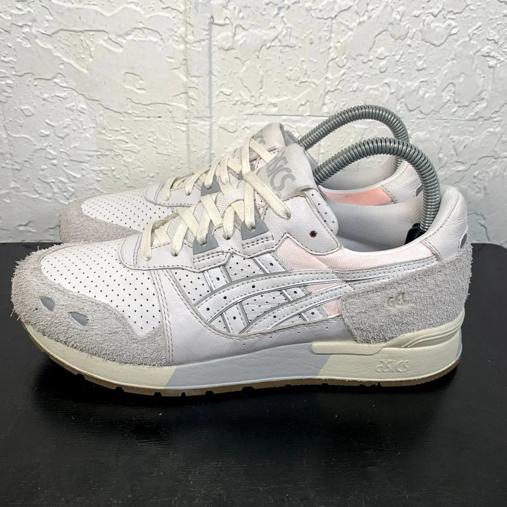 Asics Shoes Mens Size 7.5 Gel Lyte Shoes Beige Pink Athletic Sneakers